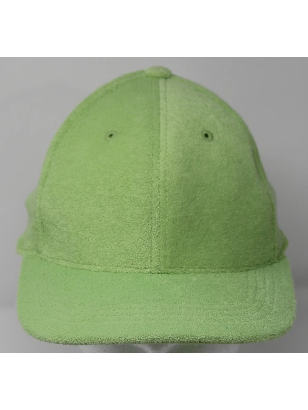 NWOT Lady Caps by Magic Headwear Melon Green Terry Cloth Hat Towel Material Cap